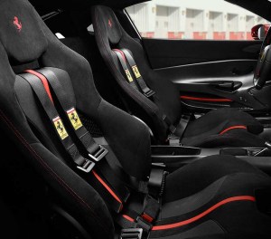 Ferrari 488 Pista OEM 4 Points Racing Harness (Black)