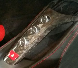 Ferrari 488 GTB and Spider Carbon Fiber Upper Tunnel