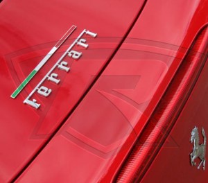 Ferrari Italian Badge Flag p/n 84706300